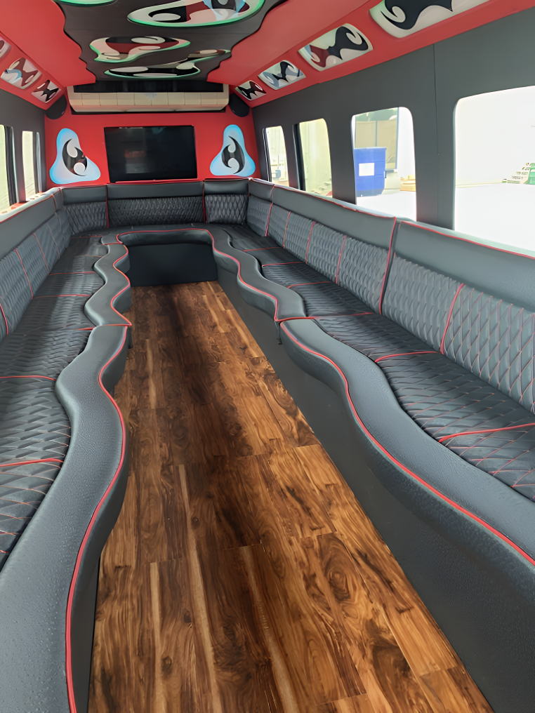 Premium Party Bus Interior