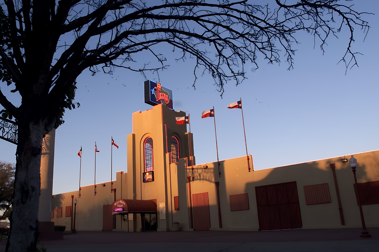 Billy Bob's Texas exterior in the Fort Worth Stockyards