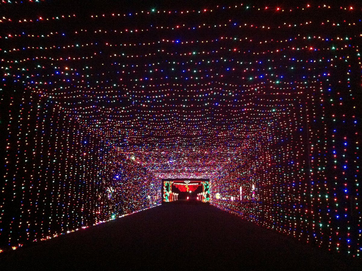 Grand Prairie holiday light tunnel