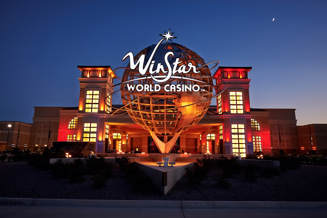 WinStar World Casino the worlds largest casino just 15-30 minutes from Grayson County TX